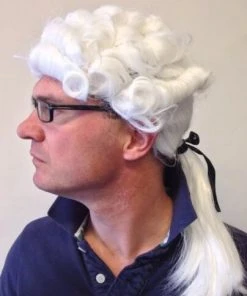 Rubber Johnnies Judge Wig