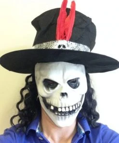 Rubber Johnnies Skull Mask Slash Hat Horror Masks
