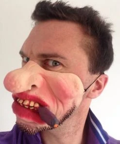 Rubber Johnnies Pirate Half Mask Half Face Masks