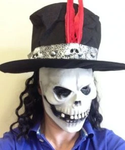 Rubber Johnnies Skull Mask Slash Hat Horror Masks