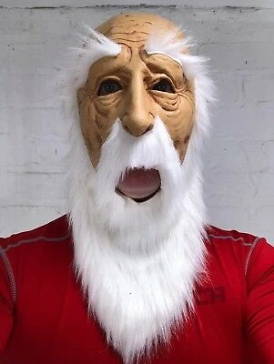 Rubber Johnnies Long Beard Old Man Mask 7 Rubber Johnnies Long Beard Old Man Mask