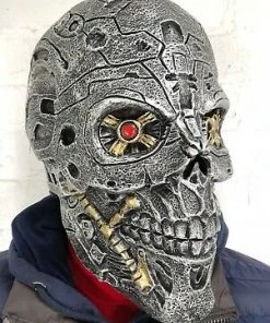 Rubber Johnnies Horror Masks Cyborg Robot Mask Genysis