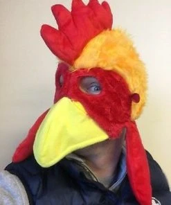 Rubber Johnnies Animal Masks Chicken Head Hat 9 Rubber Johnnies Animal Masks Chicken Head Hat