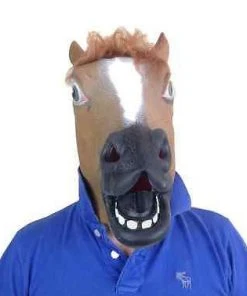 Rubber Johnnies Horse Head Mask Animal Masks