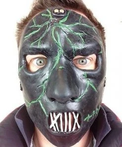 Rubber Johnnies Paul Gray Style Mask (Green & Black).