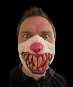 Rubber Johnnies Rabid Rabbit Half Face Mask