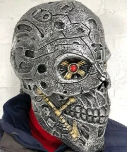 Rubber Johnnies Horror Masks Cyborg Robot Mask Genysis