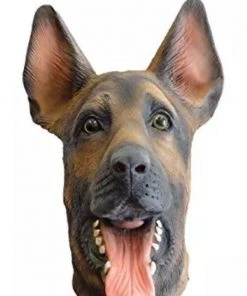 Rubber Johnnies German Shepherd Alsatian Dog Mask Animal Masks