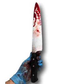 Rubber Johnnies Movie Props Bloody Kitchen Knife