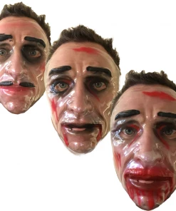 Rubber Johnnies Plastic Purge Style Transparent Face Mask. Miscellaneous