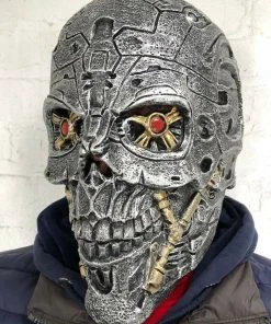 Rubber Johnnies Horror Masks Cyborg Robot Mask Genysis