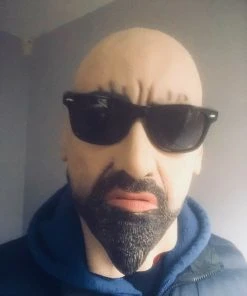 Rubber Johnnies Masks White Male 'Luther' Hard Man Mask.