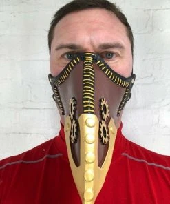 Rubber Johnnies Steampunk Plague Doctor Mechanic Mask Horror Masks