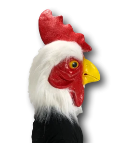 Rubber Johnnies Furry Rooster / Chicken Head Mask