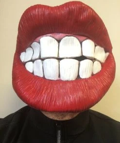 Rubber Johnnies Big Mouth Mask People Masks