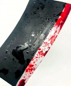 Rubber Johnnies Movie Props Bloody Meat Cleaver