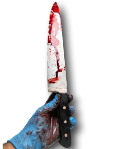 Rubber Johnnies Movie Props Bloody Kitchen Knife