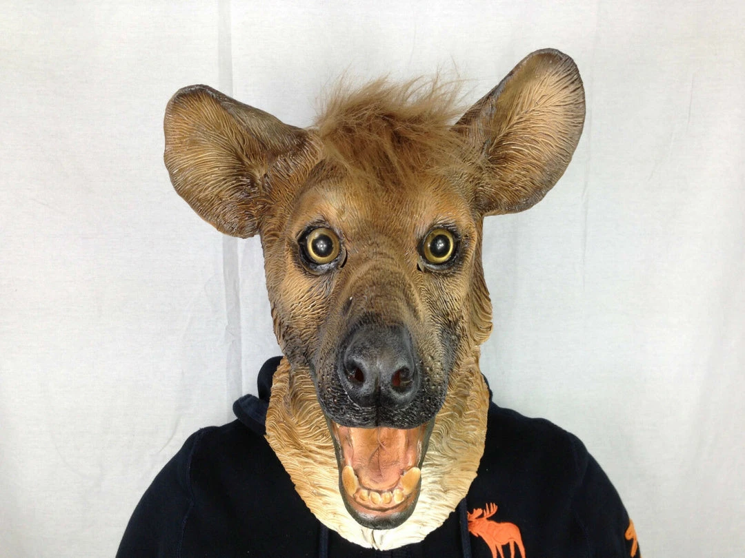 Rubber Johnnies Hyena Mask Animal Masks 3 Rubber Johnnies Hyena Mask Animal Masks
