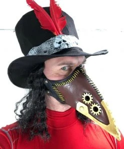Rubber Johnnies Steampunk Plague Doctor Mechanic Mask Horror Masks