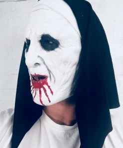 Rubber Johnnies Bloody Nun Mask Horror Masks