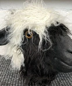 Rubber Johnnies Woolly Sheep Head Mask. 12 Rubber Johnnies Woolly Sheep Head Mask.