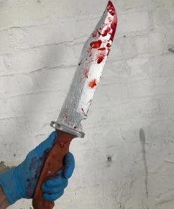 Rubber Johnnies Hunting Knife - Plain And Bloody. 9 Rubber Johnnies Hunting Knife - Plain And Bloody.