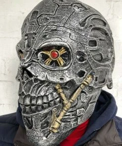 Rubber Johnnies Horror Masks Cyborg Robot Mask Genysis