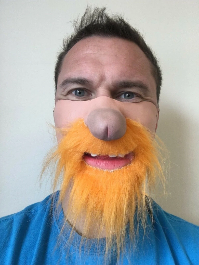 Rubber Johnnies Ginger Dick Nose Mask 5 Rubber Johnnies Ginger Dick Nose Mask