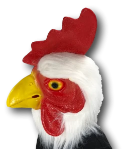 Rubber Johnnies Furry Rooster / Chicken Head Mask