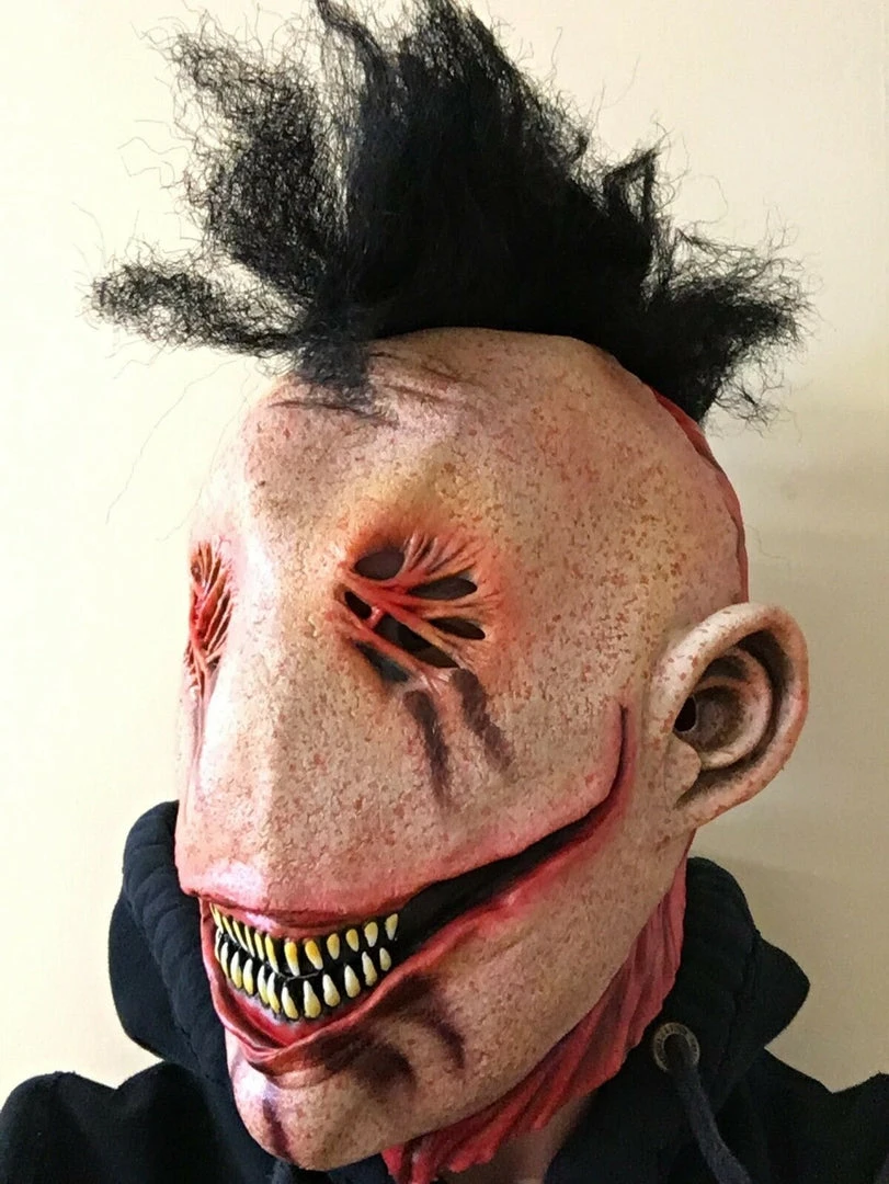 Rubber Johnnies Stitched Mohawk Mask. Horror Masks 3 Rubber Johnnies Stitched Mohawk Mask. Horror Masks