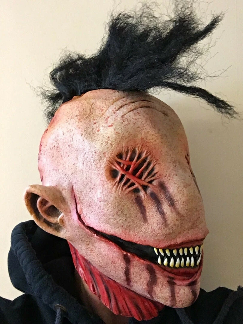 Rubber Johnnies Stitched Mohawk Mask. Horror Masks 5 Rubber Johnnies Stitched Mohawk Mask. Horror Masks