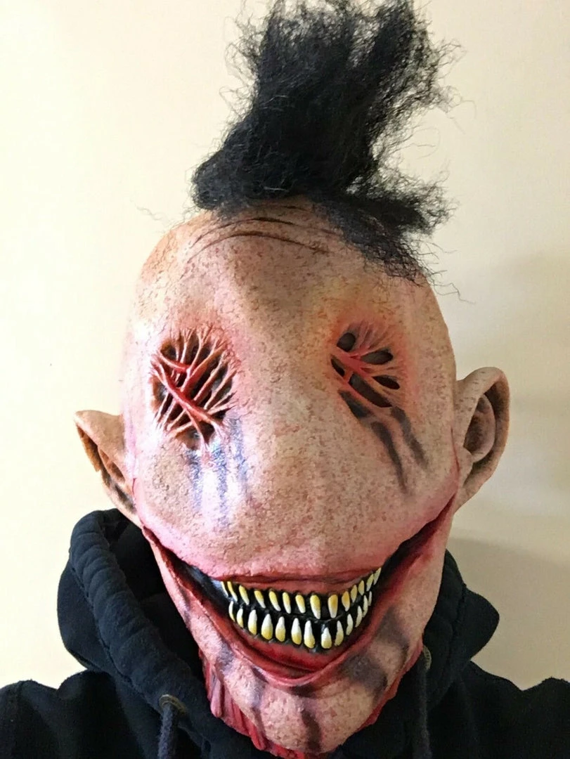 Rubber Johnnies Stitched Mohawk Mask. Horror Masks 4 Rubber Johnnies Stitched Mohawk Mask. Horror Masks