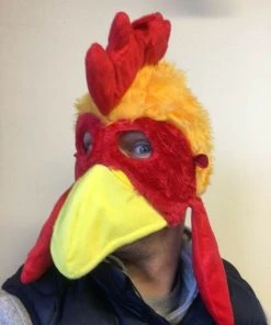 Rubber Johnnies Animal Masks Chicken Head Hat 8 Rubber Johnnies Animal Masks Chicken Head Hat