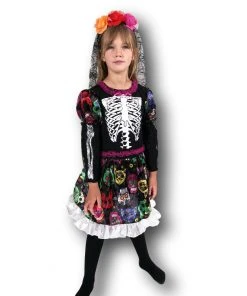 Rubber Johnnies Day Of The Dead Sugar Skull Costume