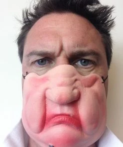 Rubber Johnnies Mole Chin Half Mask