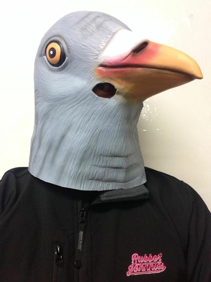 Rubber Johnnies Animal Masks Pigeon Mask 3 Rubber Johnnies Animal Masks Pigeon Mask