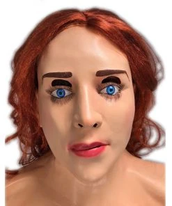 Rubber Johnnies Redhead Ginger Female Doll Mask Masks