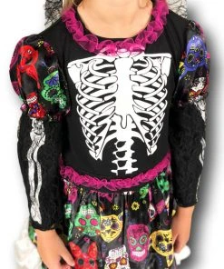 Rubber Johnnies Day Of The Dead Sugar Skull Costume