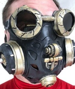Rubber Johnnies Vintage Style Steampunk Gas Mask