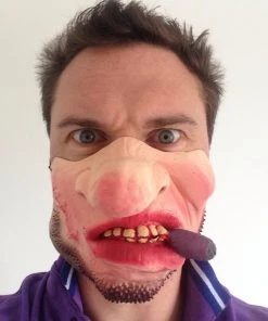 Rubber Johnnies Pirate Half Mask Half Face Masks