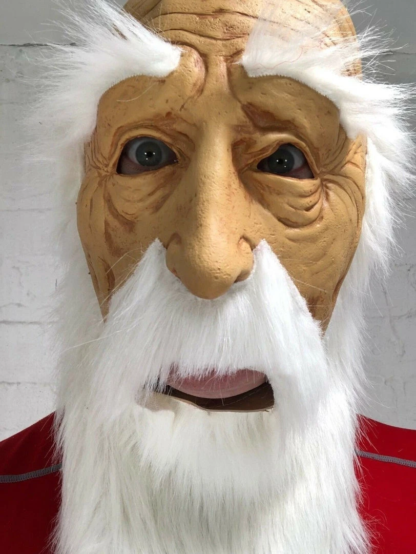 Rubber Johnnies Long Beard Old Man Mask 5 Rubber Johnnies Long Beard Old Man Mask