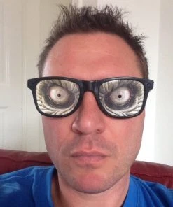 Rubber Johnnies TM Zombie Eye Glasses