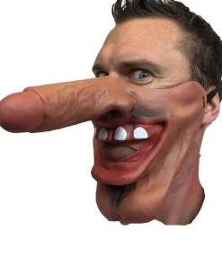 Rubber Johnnies Big Lad Brown Dick Nose Mask
