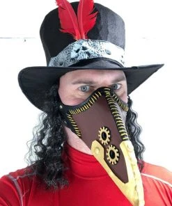 Rubber Johnnies Steampunk Plague Doctor Mechanic Mask Horror Masks