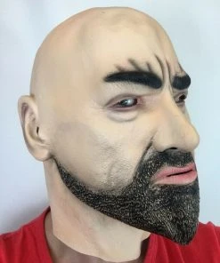 Rubber Johnnies Masks White Male 'Luther' Hard Man Mask.