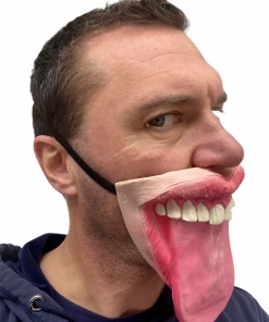 Rubber Johnnies The Lick 'Big Tongue' Half Face Mask