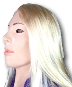 Rubber Johnnies Blond Lady Doll Mask People Masks