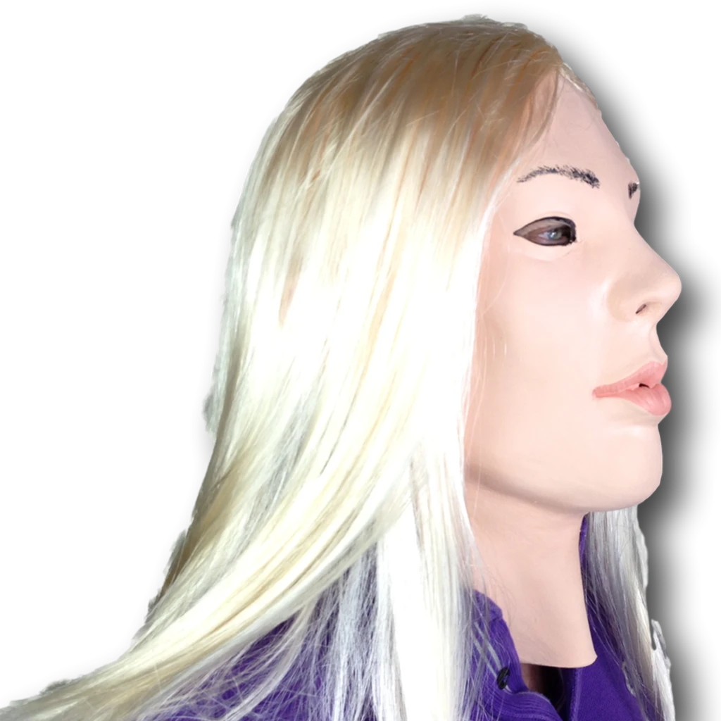 Rubber Johnnies Blond Lady Doll Mask People Masks 3 Rubber Johnnies Blond Lady Doll Mask People Masks