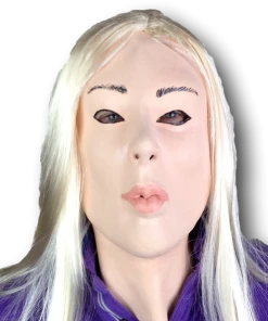 Rubber Johnnies Blond Lady Doll Mask People Masks