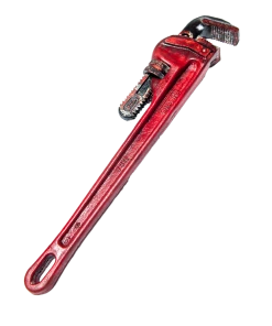 Rubber Johnnies Movie Props Pipe Wrench - Plain Or Bloody